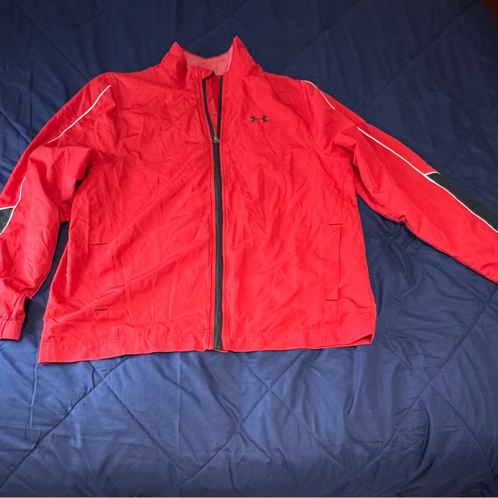 Under Armour Red Mesh Jacket